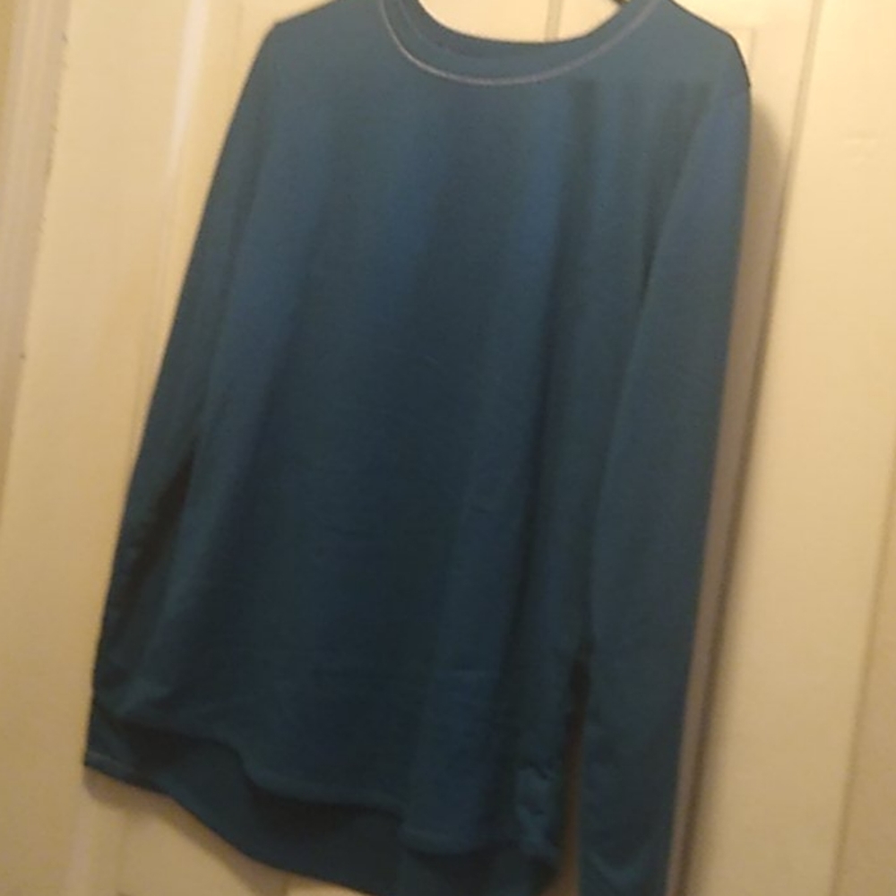 Blue long sleeve t-shirt